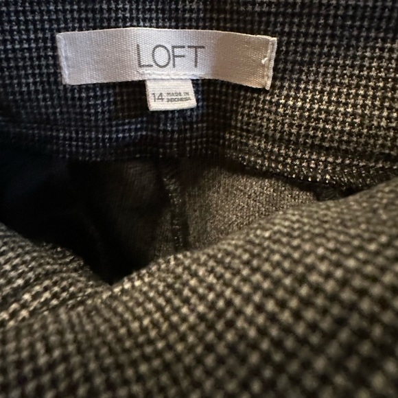 LOFT - The Riviera Slim - Gray Dress Pants with Tailored Fit (Size 14) - Picture 10 of 12